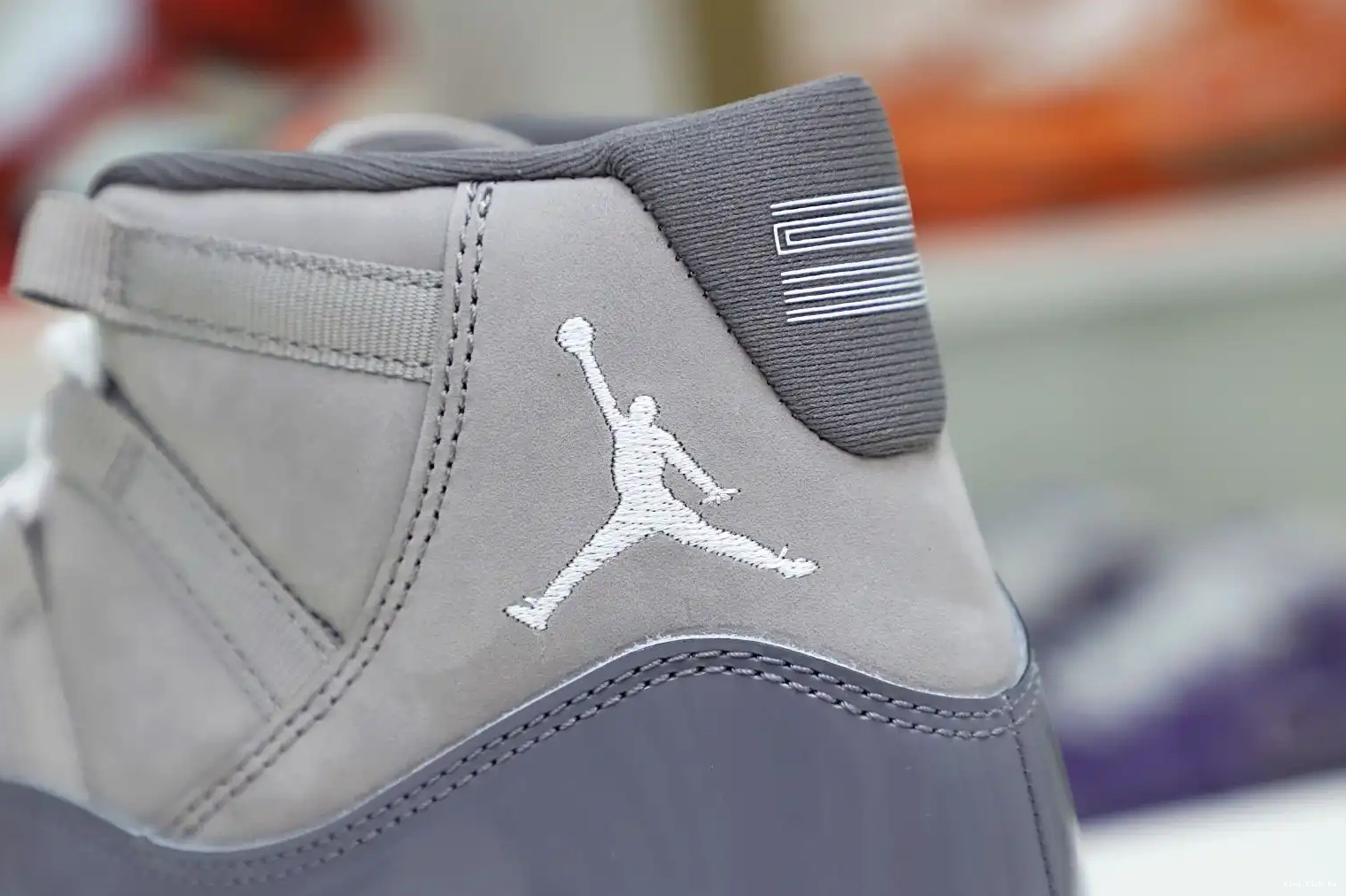 2021 JORDAN Kimikick 11 GREY' AIR RETRO 'COOL 0622